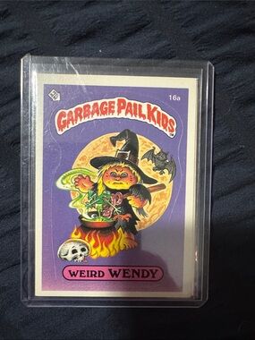 Garbage Pail Kids "Weird Wendy" Collectible Card - Purple